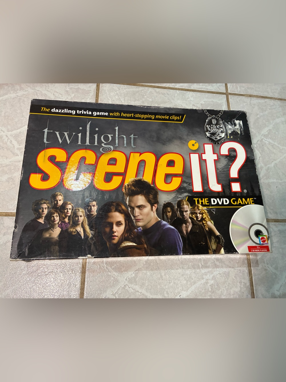Twilight Scene It? DVD Game - Black, Yellow, Orange